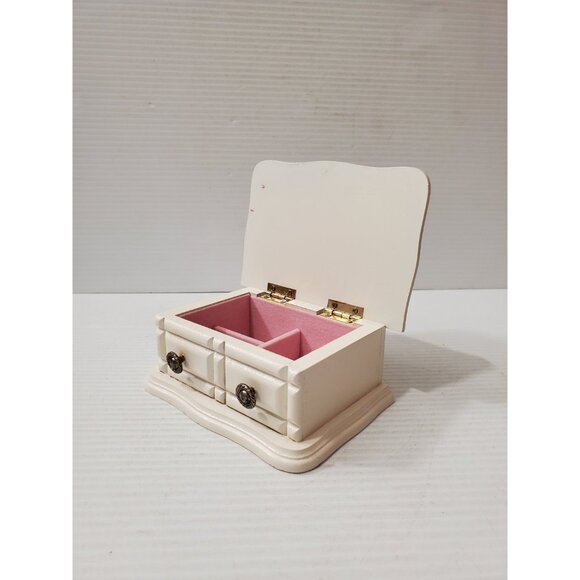 Vintage Gunther Mele wooden jewelry box. Jewellery . Vintage wooden jewellery - Picture 5 of 9